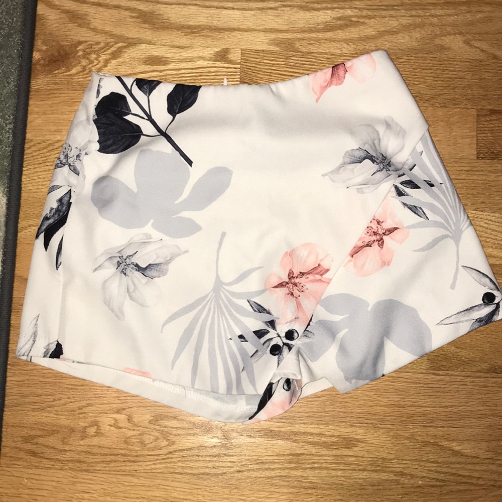 floral skort